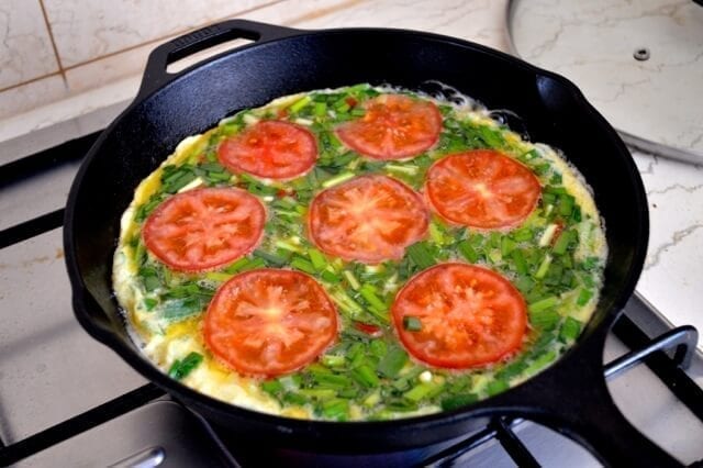 Chinese Chive Frittata with Tomatoes by cwww5.fioekdjsdas.cf