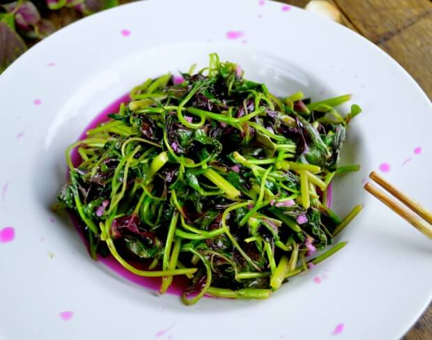 Stir-fried Pink Amaranth Greens by cwww5.fioekdjsdas.cf