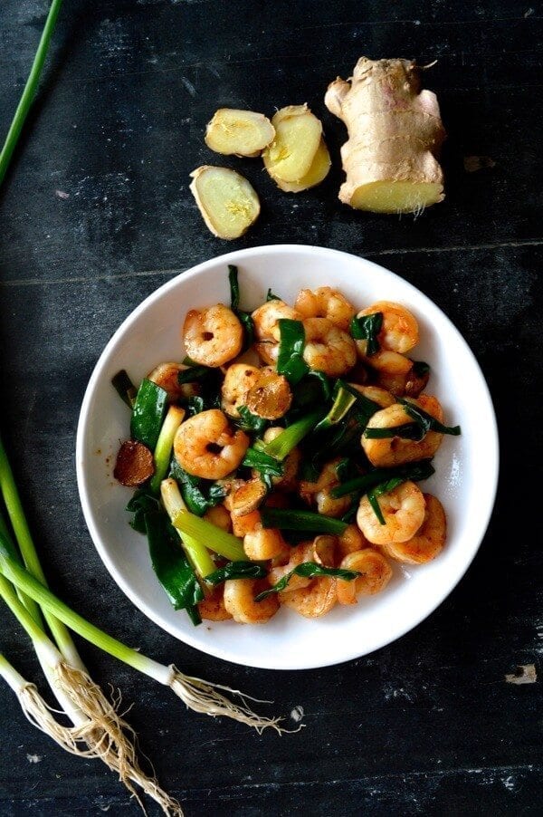 Scallion Ginger Shrimp Recipe (Redux!)