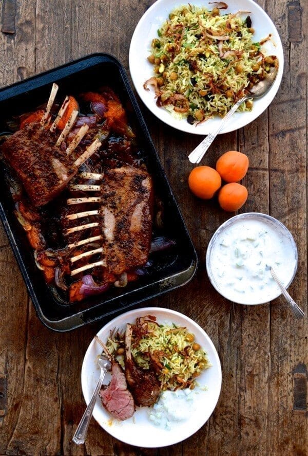 Roasted Rack of Lamb w/ Turkish Spices, Yogurt Sauce, and Rice by cwww5.fioekdjsdas.cf