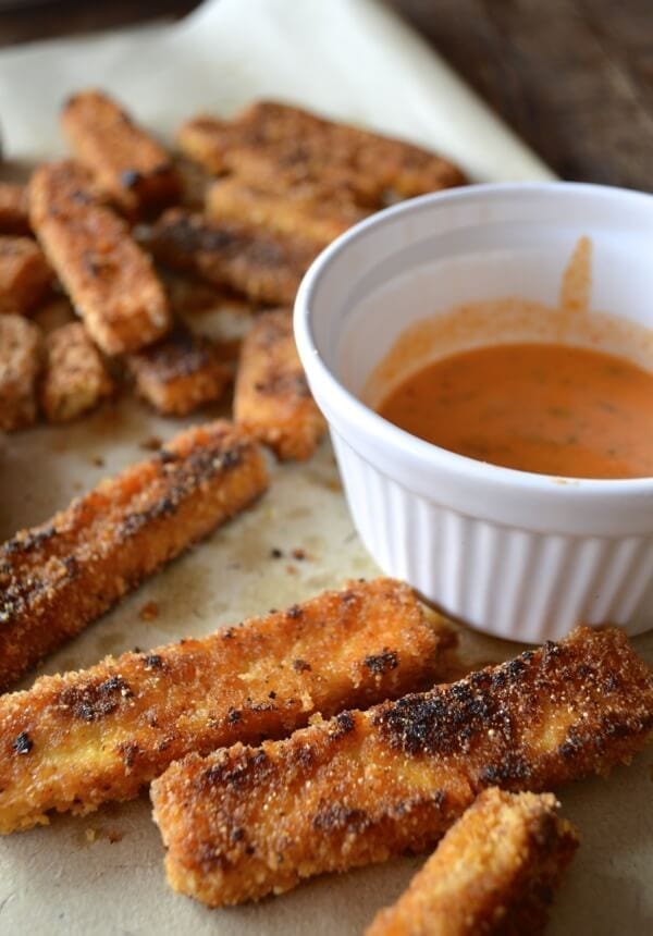 Tofu Fries or Chicken Fingers with Honey Sriracha Mayo by cwww5.fioekdjsdas.cf
