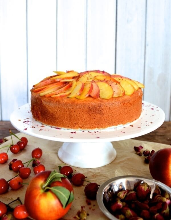 Stone Fruit Semolina Olive Oil Cake w/ Earl Grey Rose Syrup by cwww5.fioekdjsdas.cf