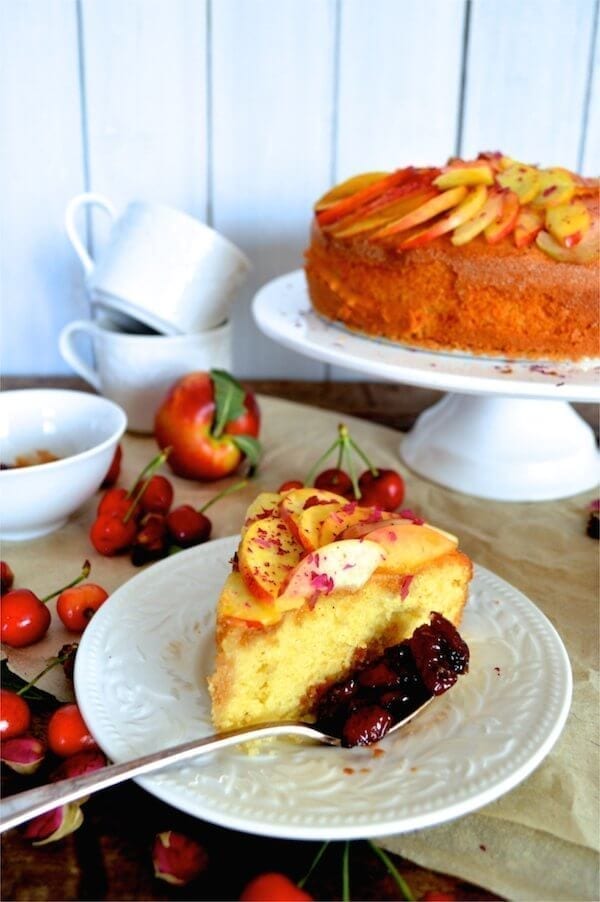 Stone Fruit Semolina Olive Oil Cake w/ Earl Grey Rose Syrup by cwww5.fioekdjsdas.cf