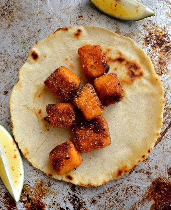 Crispy tofu on tortilla by cwww5.fioekdjsdas.cf
