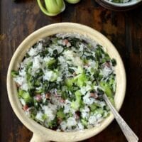 Shanghai Cai Fan (Rice with Salted Pork and Greens), by cwww5.fioekdjsdas.cf and Greens), by cwww5.fioekdjsdas.cf