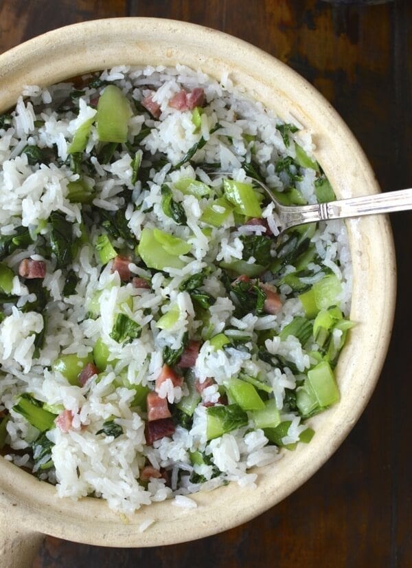 Shanghai Cai Fan (Rice with Salted Pork and Greens), by cwww5.fioekdjsdas.cf