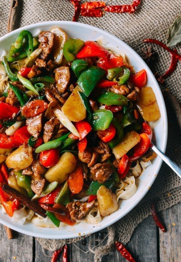 Big Plate Chicken (Chinese Da Pan Ji) with Noodles, by cwww5.fioekdjsdas.cf