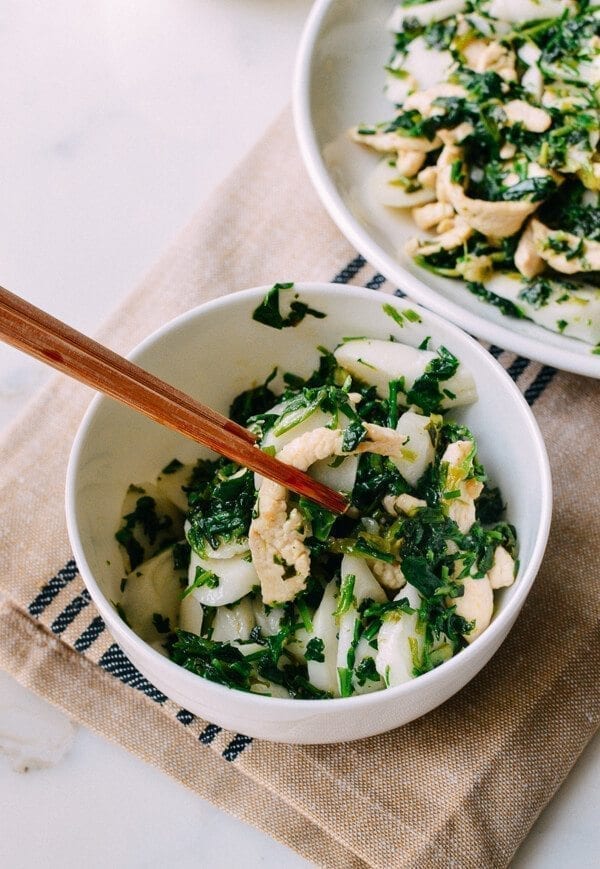 Shanghai Rice Cake Stir-fry w/ Shepherd's Purse, by cwww5.fioekdjsdas.cf