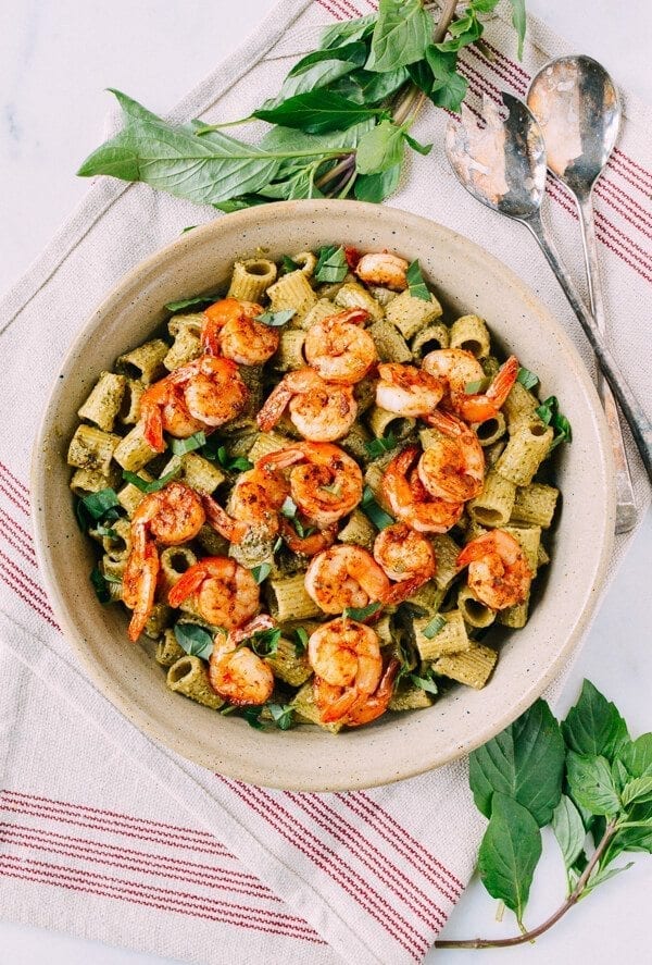 Thai Basil Pesto Pasta with Spicy Shrimp, by cwww5.fioekdjsdas.cf
