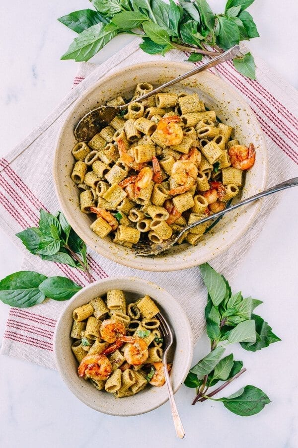 Thai Basil Pesto Pasta with Spicy Shrimp, by cwww5.fioekdjsdas.cf