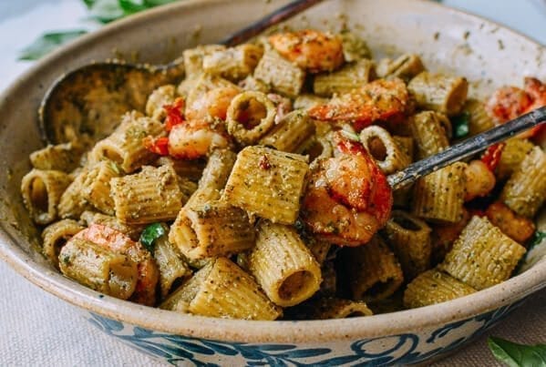 Thai Basil Pesto Pasta with Spicy Shrimp, by cwww5.fioekdjsdas.cf