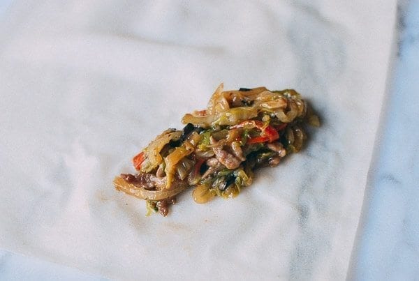 Spring roll filling on wrapper, cwww5.fioekdjsdas.cf