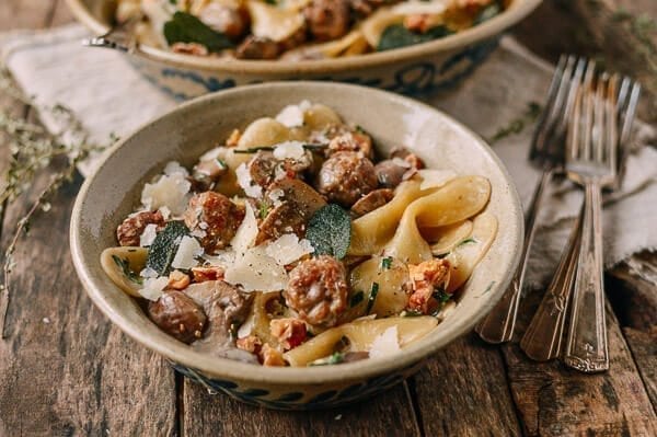 Winter Pasta with Mushrooms, Sausage Meatballs, Walnuts & Crispy Sage, by cwww5.fioekdjsdas.cf