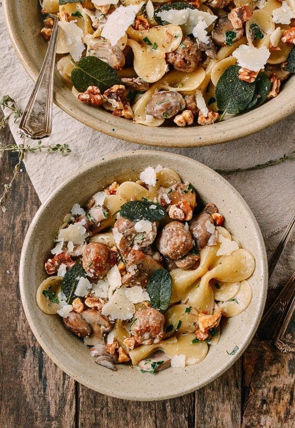 Winter Pasta with Mushrooms, Sausage Meatballs, Walnuts & Crispy Sage, by cwww5.fioekdjsdas.cf
