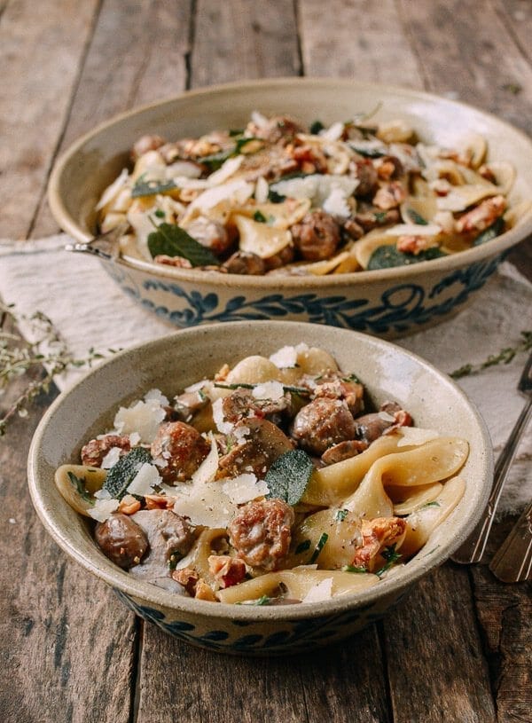Winter Pasta with Mushrooms, Sausage Meatballs, Walnuts & Crispy Sage, by cwww5.fioekdjsdas.cf