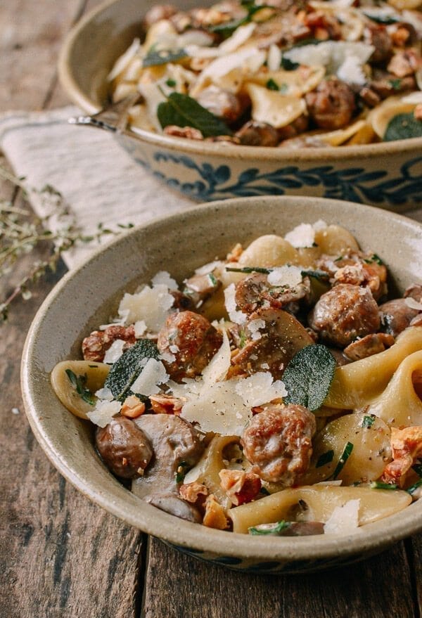Winter Pasta with Mushrooms, Sausage Meatballs, Walnuts & Crispy Sage, by cwww5.fioekdjsdas.cf