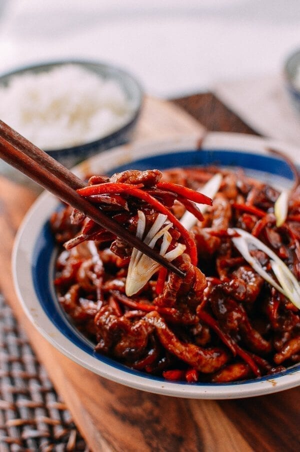 Shredded Pork Stir-Fry with Sweet Bean Sauce