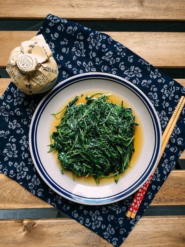 plate of Sautéed Edible Clover (Chao Tou - 炒头), by cwww5.fioekdjsdas.cf