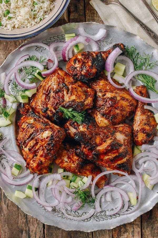 Grilled Tandoori Chicken with Indian-Style Rice, by cwww5.fioekdjsdas.cf