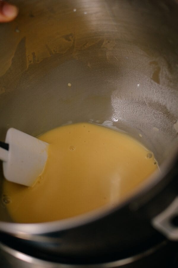 stirring custard over hot water for Cantonese Steamed Custard Buns, by cwww5.fioekdjsdas.cf