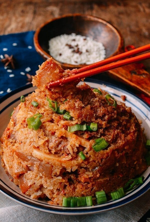 Steamed Pork with Rice Powder (Fen Zheng Rou)