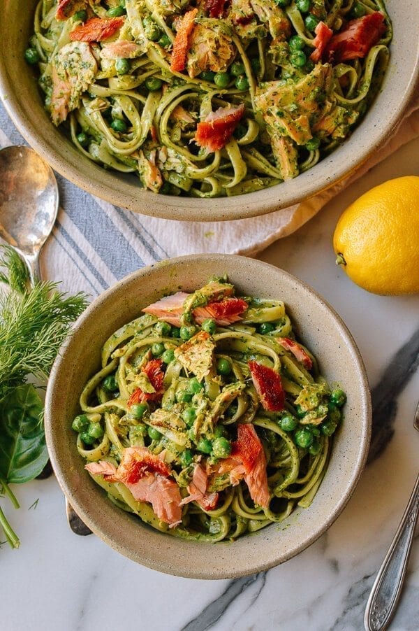 Salmon Pasta with Green Goddess Pesto, by cwww5.fioekdjsdas.cf