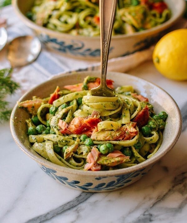 Salmon Pasta with Green Goddess Pesto, by cwww5.fioekdjsdas.cf