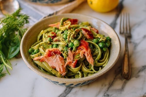 Salmon Pasta with Green Goddess Pesto, by cwww5.fioekdjsdas.cf