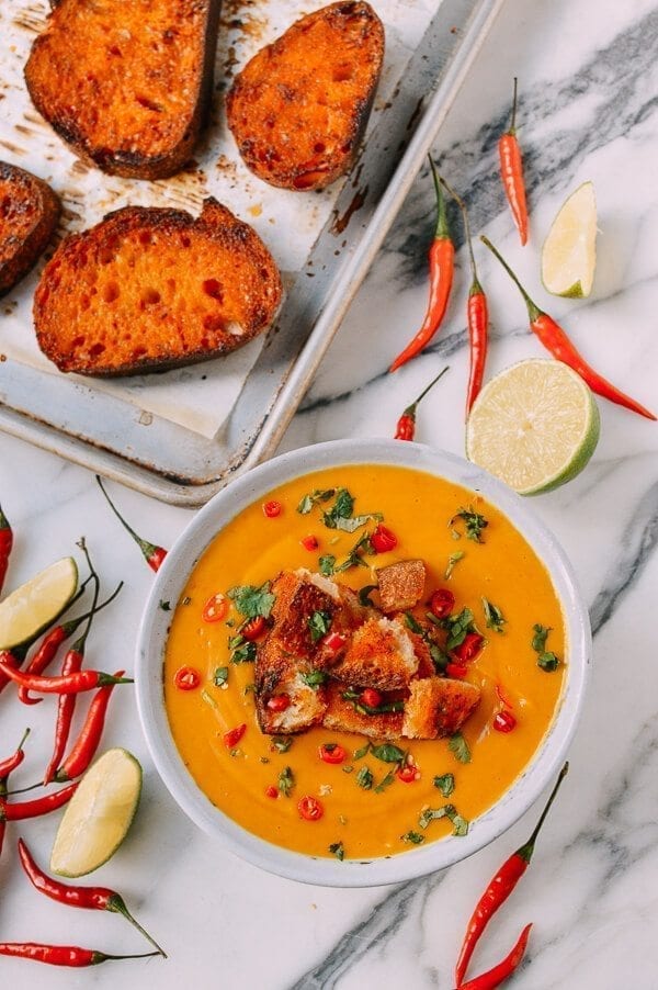 Curried Squash Soup with Red Curry Butter Croutons, by cwww5.fioekdjsdas.cf