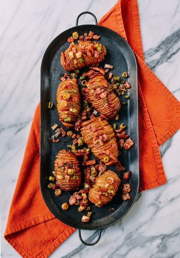 Crispy Hasselback Potatoes with Spicy Bacon Scallion Relish, by cwww5.fioekdjsdas.cf