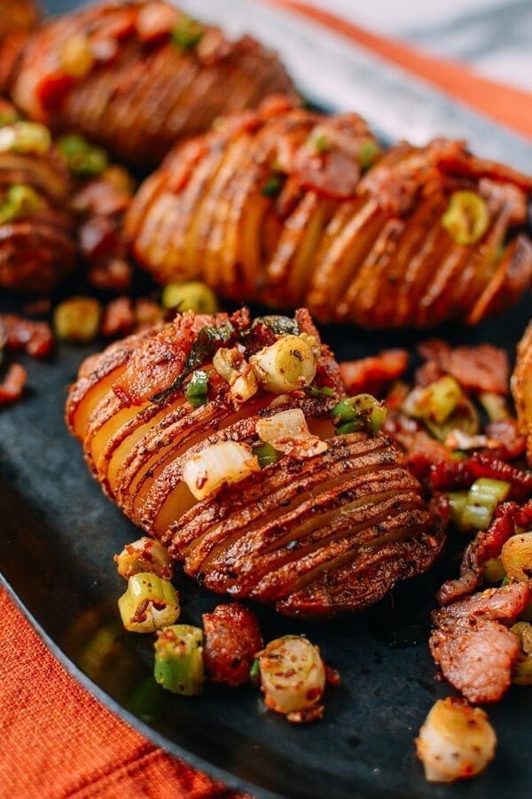 Crispy Hasselback Potatoes with Spicy Bacon Scallion Relish, by cwww5.fioekdjsdas.cf