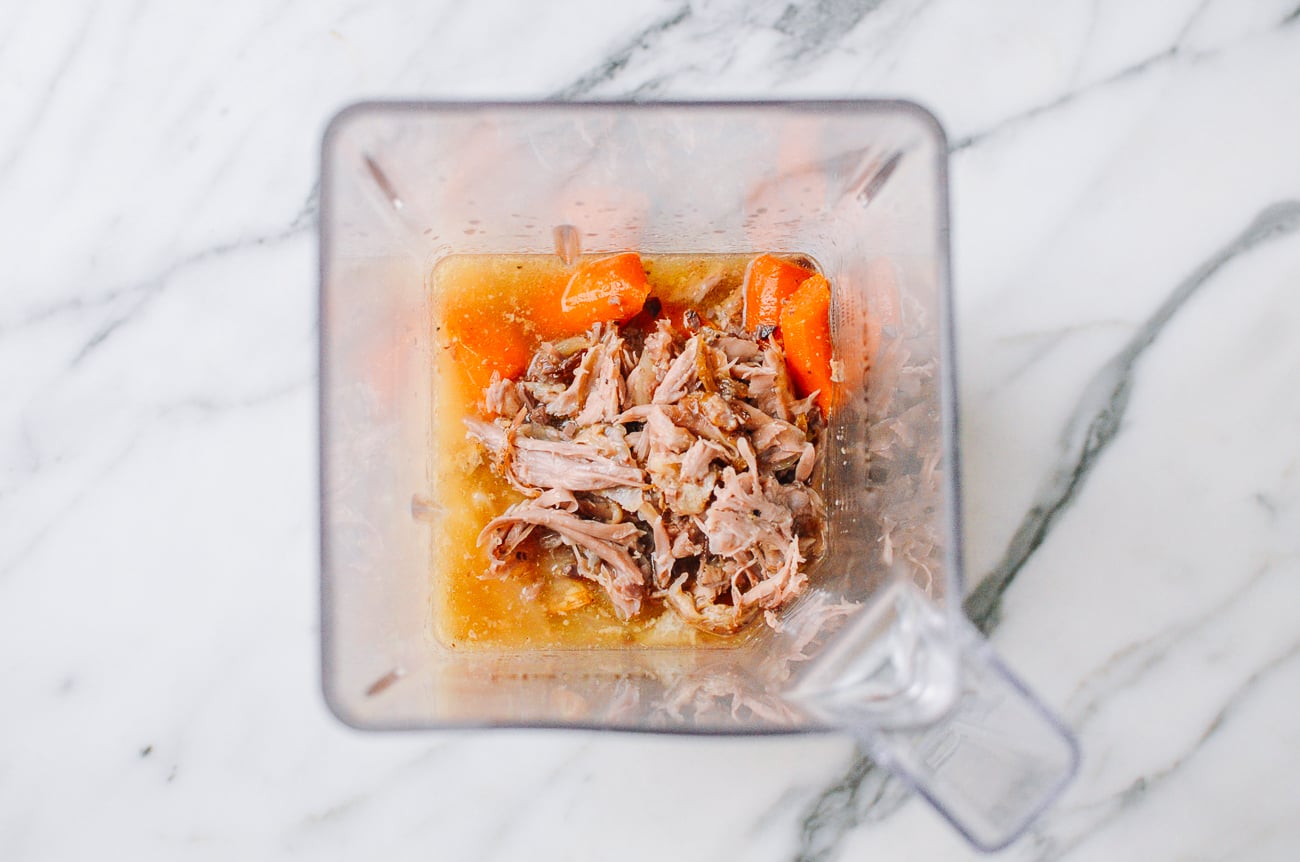 turkey giblet gravy ingredients in blender