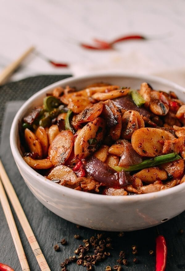Spicy Stir-fried Rice Cakes