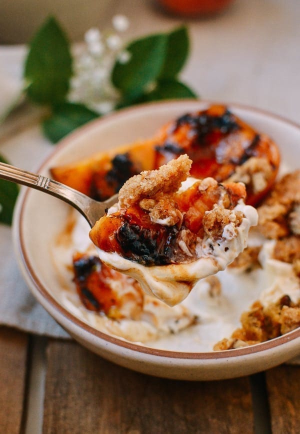 Grilled Peach Crisps with Yogurt, by cwww5.fioekdjsdas.cf
