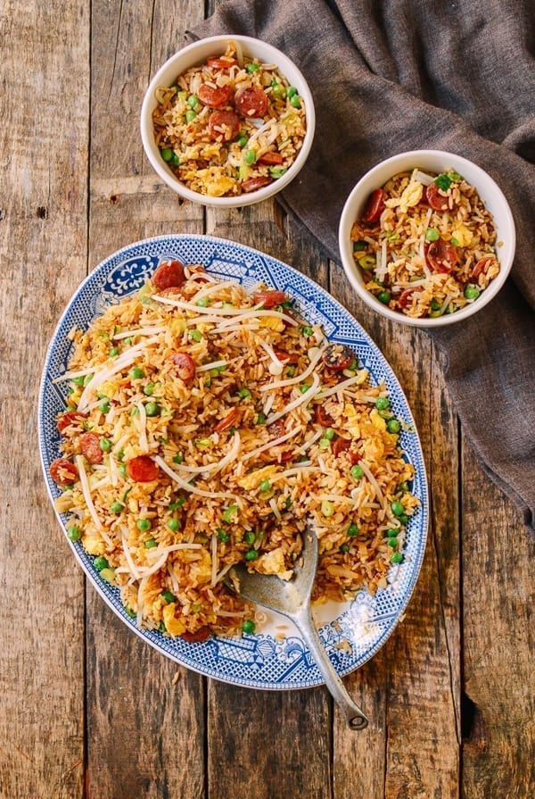 Chinese Sausage Fried Rice (Lop Cheung Chow Fan), by cwww5.fioekdjsdas.cf
