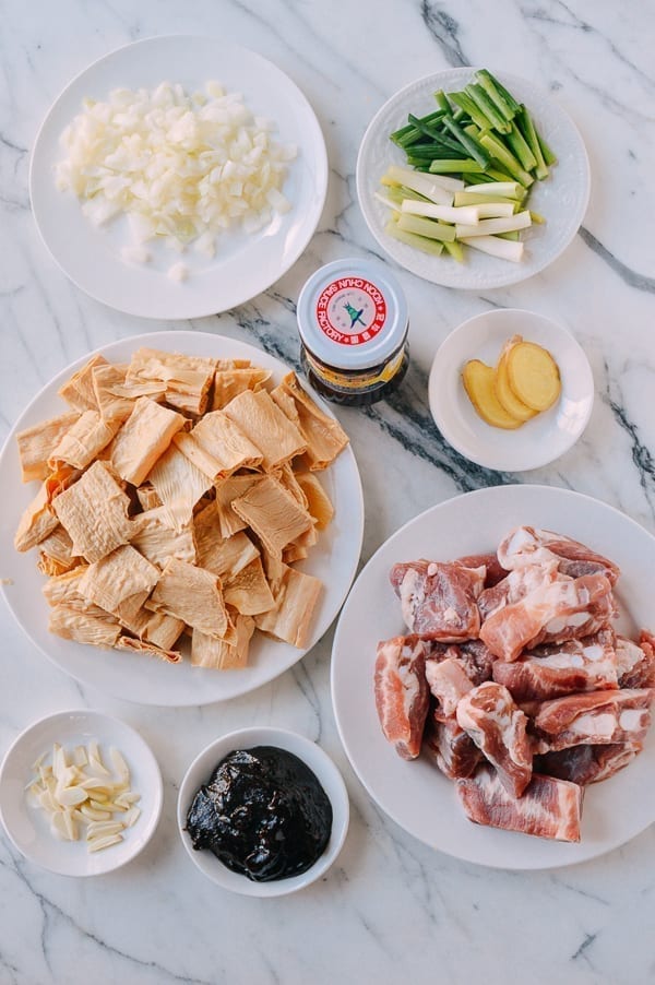 ingredients for Pork Rib Stew with Foo Jook and Chee Hou Sauce, by cwww5.fioekdjsdas.cf