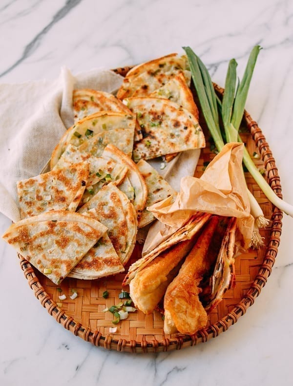 Easy Shortcut Scallion Pancakes