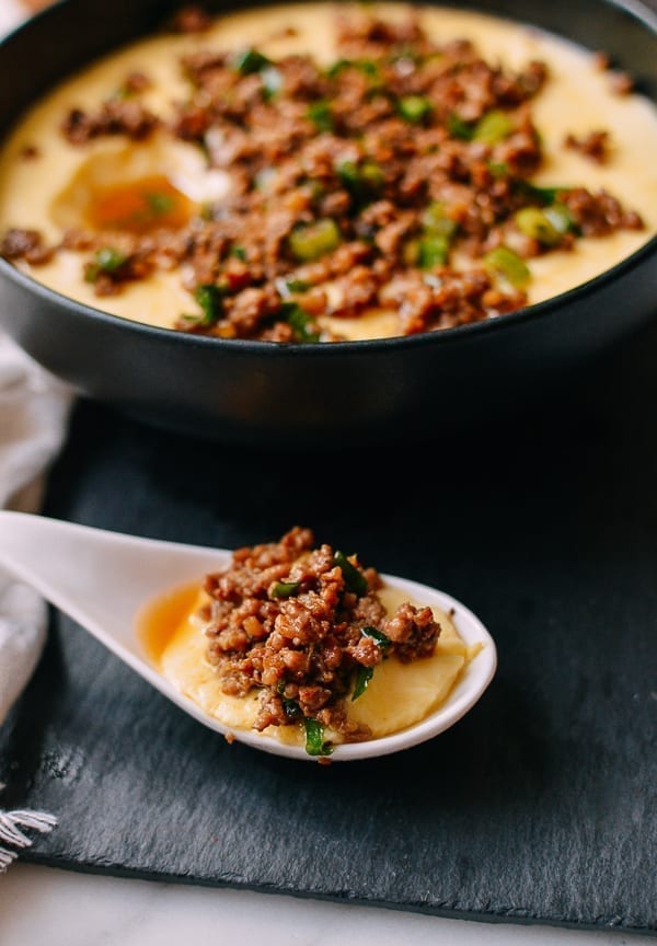 Spoonful of steamed eggs with pork, cwww5.fioekdjsdas.cf