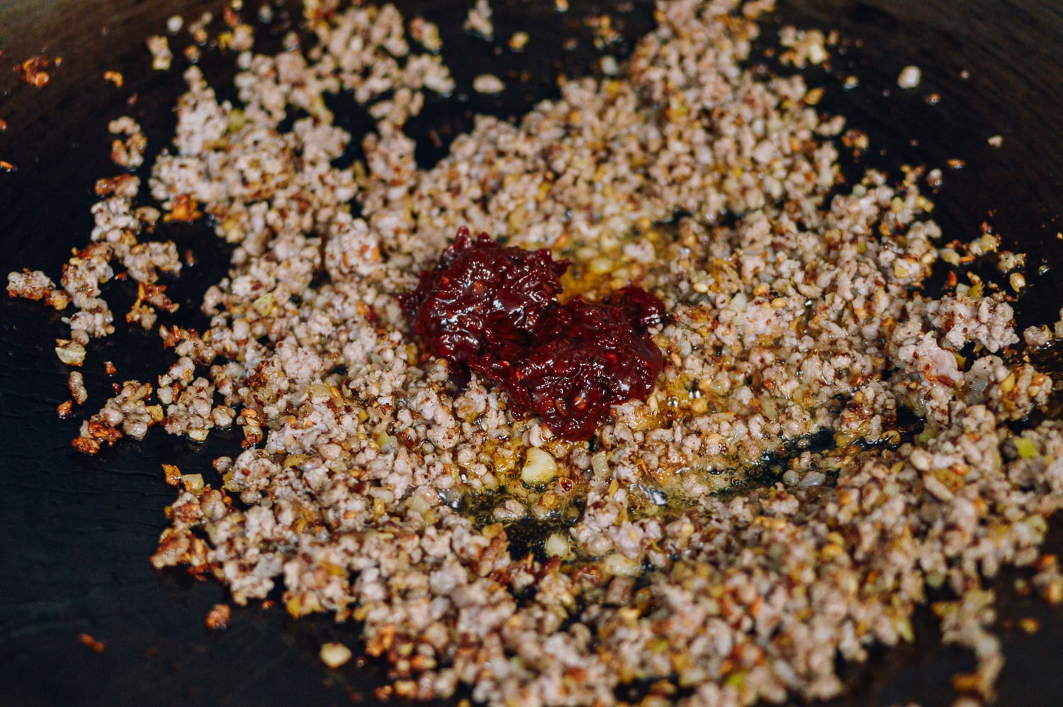 Adding Spicy Bean Sauce to Ground Pork, cwww5.fioekdjsdas.cf
