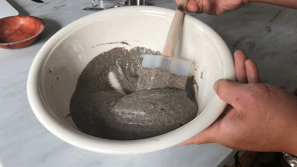 Mixing buckwheat pancake batter to show consistency, cwww5.fioekdjsdas.cf