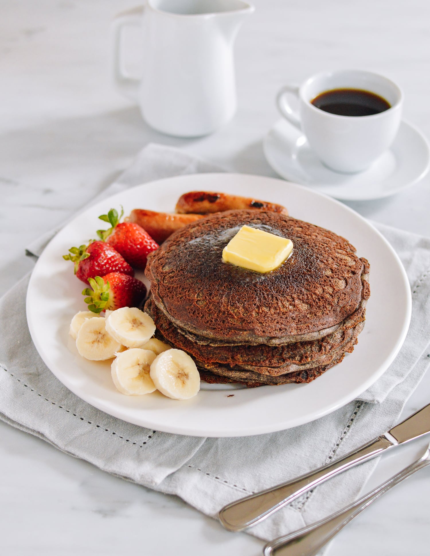 Stack of buckwheat pancakes with fruit, cwww5.fioekdjsdas.cf