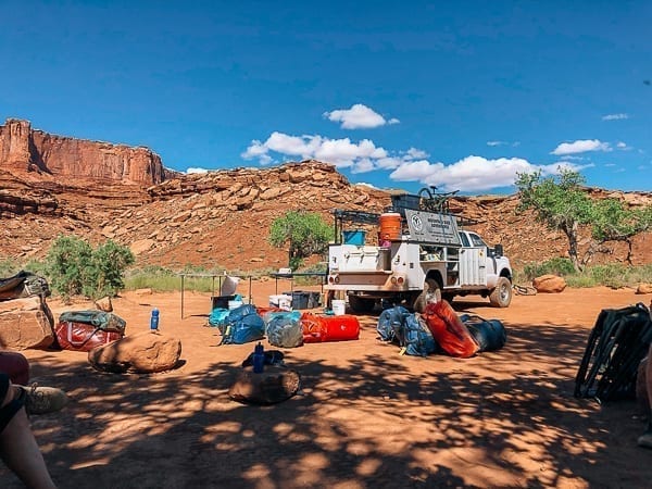 Camping gear unloaded from support vehicle at potato bottom campground by cwww5.fioekdjsdas.cf