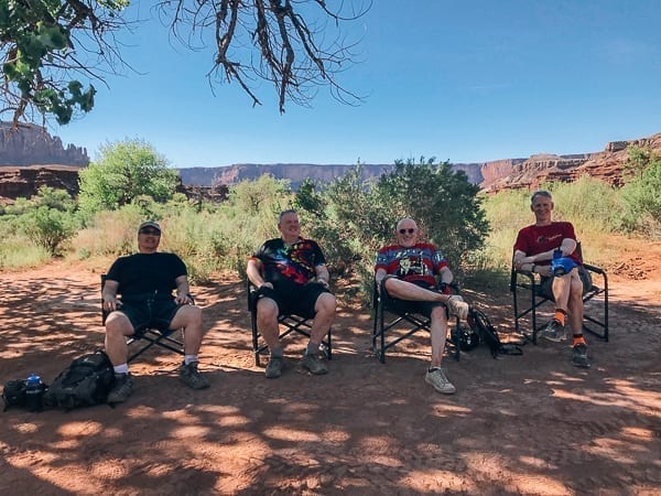 Mountain Bikers resting at Potato Bottom campground by cwww5.fioekdjsdas.cf