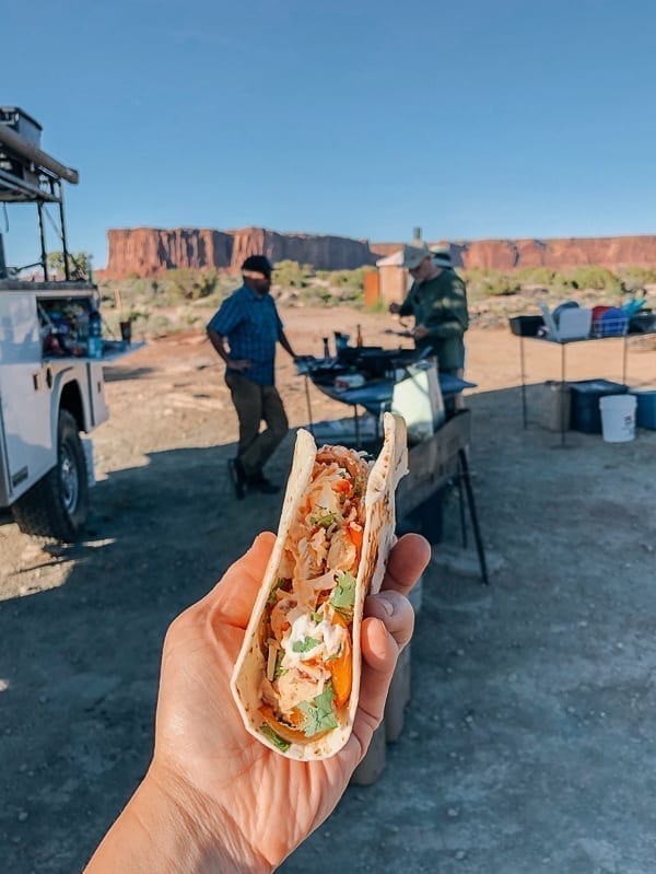 Chicken Quesadilla dinner at Murphy Hogback campground Canyonlands by cwww5.fioekdjsdas.cf