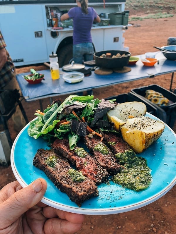 Steak Dinner at Airport Campground on White Rim trail by cwww5.fioekdjsdas.cf