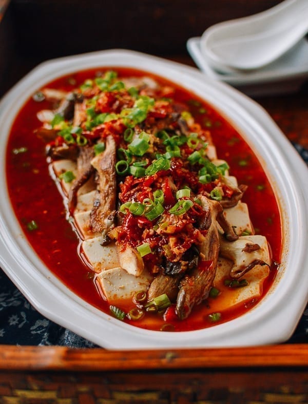 Spicy Hunan Steamed Tofu with Mushrooms and Salted Chilies, cwww5.fioekdjsdas.cf
