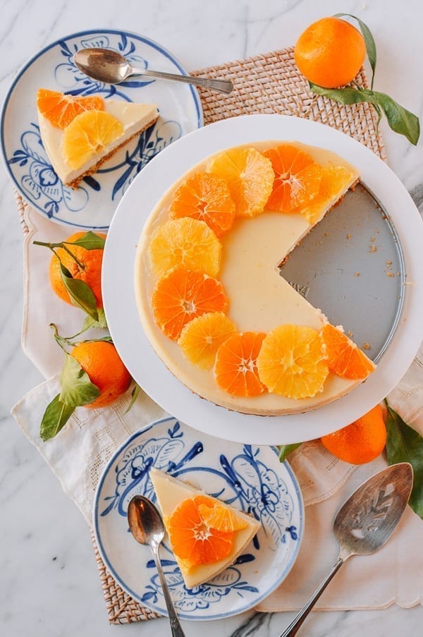 Slices of dairy-free cheesecake with oranges, cwww5.fioekdjsdas.cf