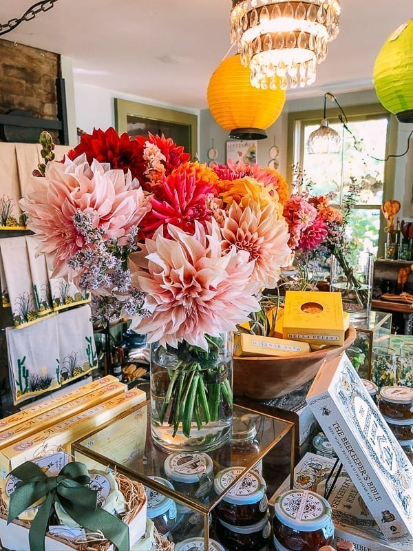 Dahlias in vase in gift store, cwww5.fioekdjsdas.cf