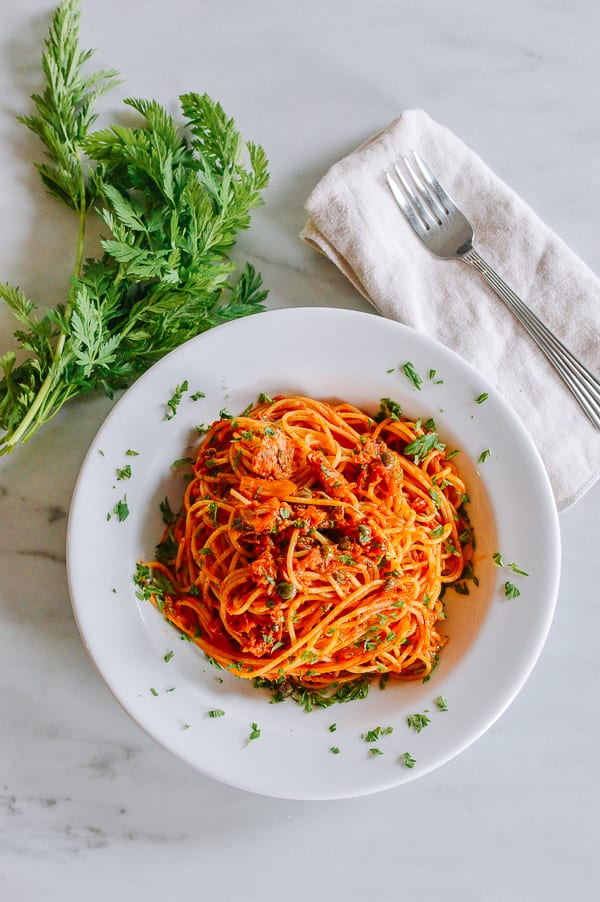 Pantry Spaghetti with Tomato Sauce and Tuna, cwww5.fioekdjsdas.cf