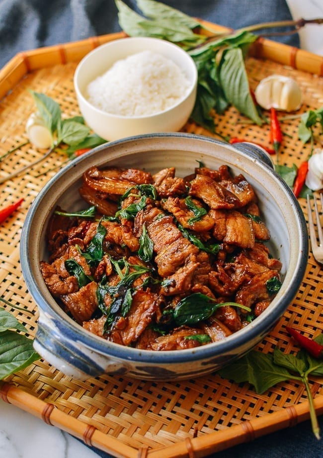 Thai Basil Pork Belly
